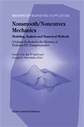 Book cover of Nonsmooth/Nonconvex Mechanics by David Yang Gao