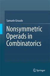 Book cover of Nonsymmetric Operads in Combinatorics by Samuele Giraudo