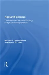 Book cover of Nontariff Barriers by Michael F. Oppenheimer