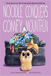 Book cover of Noodle Conquers Comfy Mountain by Jonathan Graziano