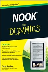 Book cover of NOOK For Dummies by Corey Sandler