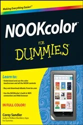 Book cover of NOOKcolor For Dummies by Corey Sandler