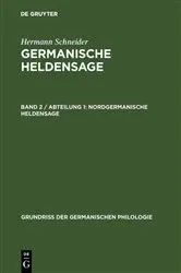 Book cover of Nordgermanische Heldensage by Hermann Schneider