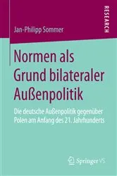Book cover of Normen als Grund bilateraler Außenpolitik by Jan-Philipp Sommer
