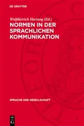 Book cover of Normen in der sprachlichen Kommunikation by Unknown