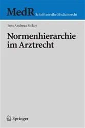 Book cover of Normenhierarchie im Arztrecht by Unknown