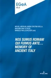 Book cover of «Nos sumus Romani qui fuimus ante…» Memory of ancient Italy by Lorenz E. Baumer