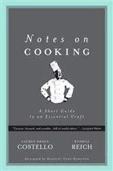 Book cover of Notes on Cooking by Lauren Braun Costello