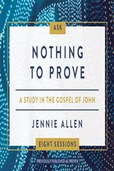 Book cover of Nothing to Prove Conversation Card Deck by Jennie Allen