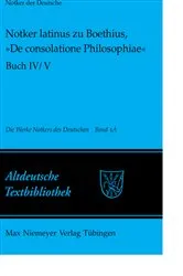 Book cover of Notker latinus zu Boethius, »De consolatione Philosophiae« by Petrus W. Tax