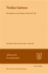 Book cover of Notker latinus by Petrus W. Tax