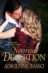 Book cover of Notorious Deception by Adrienne Basso