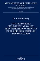 Book cover of Notwendigkeit der Kodifikation des Seeversicherungsrechts in der Bundesrepublik Deutschland? by Robert Koch