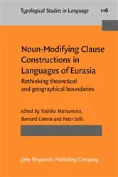 Book cover of Noun-Modifying Clause Constructions in Languages of Eurasia by Yoshiko Matsumoto