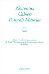 Book cover of Nouveaux cahiers François Mauriac n°09 by François Mauriac