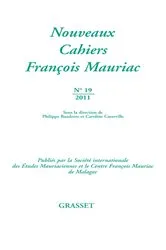 Book cover of Nouveaux cahiers François Mauriac N°19 by François Mauriac