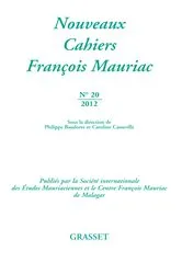 Book cover of Nouveaux cahiers François Mauriac N°20 by François Mauriac