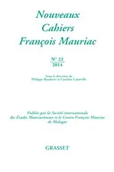 Book cover of Nouveaux cahiers François Mauriac n°22 by François Mauriac