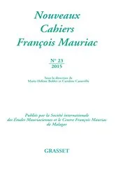 Book cover of Nouveaux cahiers François Mauriac n°23 by Unknown