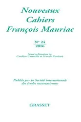 Book cover of Nouveaux cahiers François Mauriac n°24 by François Mauriac