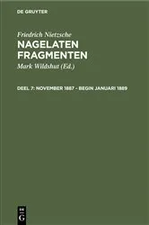 Book cover of November 1887 - begin januari 1889 by Mark Wildshut