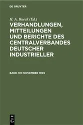 Book cover of November 1905 by H. A. Bueck