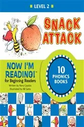 Book cover of Now I'm Reading! Level 2: Snack Attack by Nora Gaydos