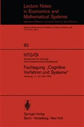 Book cover of NTG/GI Gesellschaft für Informatik Nachrichtentechnische Gesellschaft. Fachtagung „Cognitive Verfahren und Systeme“ by Theodor Einsele