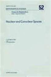Book cover of Nuclear and Conuclear Spaces by Unknown