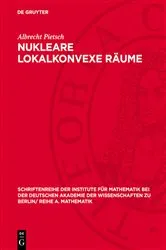 Book cover of Nukleare lokalkonvexe Räume (2nd ed.) by Albrecht Pietsch