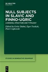 Book cover of Null Subjects in Slavic and Finno-Ugric by Gréte Dalmi