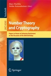 Book cover of Number Theory and Cryptography by Marc Fischlin