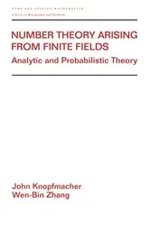 Book cover of Number Theory Arising From Finite Fields by Unknown