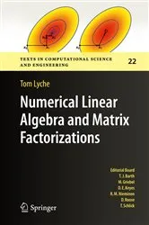 Book cover of Numerical Linear Algebra and Matrix Factorizations by Unknown
