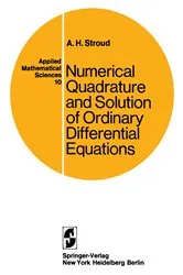 Book cover of Numerical Quadrature and Solution of Ordinary Differential Equations by Unknown