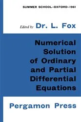 Book cover of Numerical Solution of Ordinary and Partial Differential Equations by Unknown