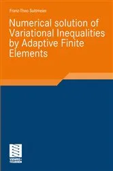 Book cover of Numerical solution of Variational Inequalities by Adaptive Finite Elements by Franz-Theo Suttmeier