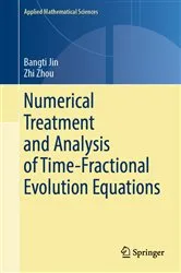 Book cover of Numerical Treatment and Analysis of Time-Fractional Evolution Equations by Unknown