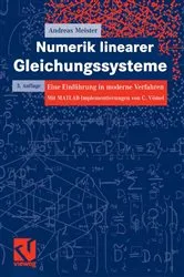 Book cover of Numerik linearer Gleichungssysteme (3rd ed.) by Unknown