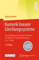 Book cover of Numerik linearer Gleichungssysteme (6th ed.) by Prof. Dr. Andreas Meister