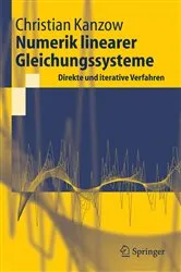 Book cover of Numerik linearer Gleichungssysteme: Direkte und iterative Verfahren by Christian Kanzow