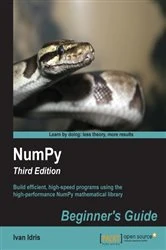 Book cover of NumPy: Beginner's Guide (3rd ed.) by Ivan Idris