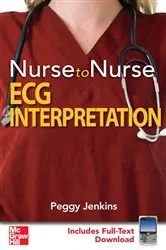 Book cover of Nurse to Nurse: ECG Interpretation by Peggy Jenkins