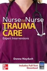 Book cover of Nurse to Nurse Trauma Care by Donna A. Nayduch