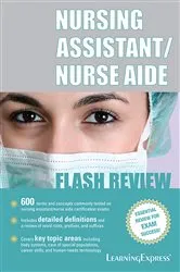 Book cover of Nursing Assistant/Nurse Aide Flash Review by LearningExpress LLC LearningExpress LLC