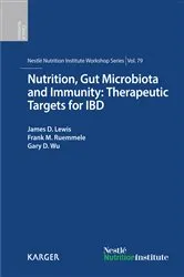 Book cover of Nutrition, Gut Microbiota and Immunity: Therapeutic Targets for IBD by J.D. Lewis