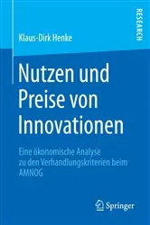 Book cover of Nutzen und Preise von Innovationen by Klaus-Dirk Henke