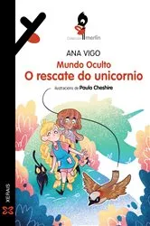 Book cover of O rescate do unicornio by Ana Vigo