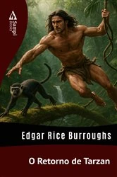 Book cover of O Retorno de Tarzan by Edgar Rice Burroughs
