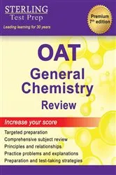 Book cover of OAT General Chemistry Review by Sterling Test Prep